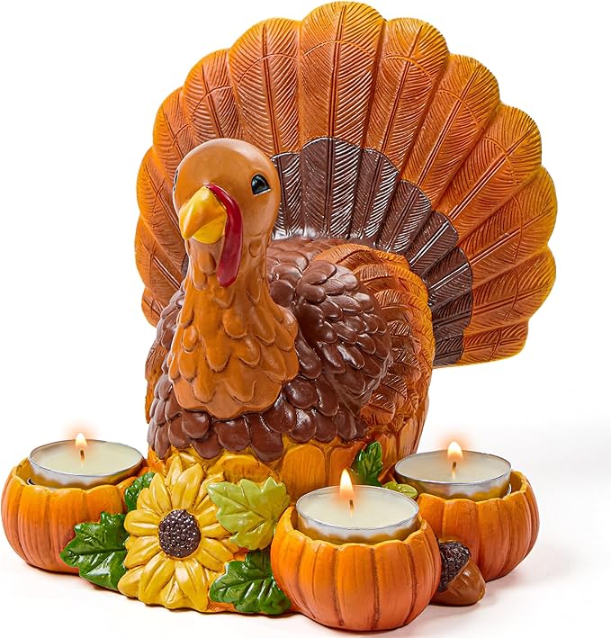 Thanksgiving Turkey Candle Holders