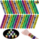 Halloween Reflective Slap Bracelets 72 Pcs