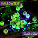 JOYIN 24 PCS Glow Eyeball Bouncy Balls - Halloween Party Favors