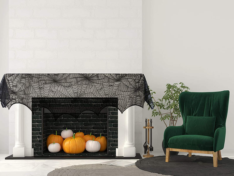 96" Fireplace Scarf with 80" Table Runner, 2 Pcs