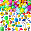 60Pcs 2.4in Easter Eggs with Toys Inside for Easter Egg Hunt