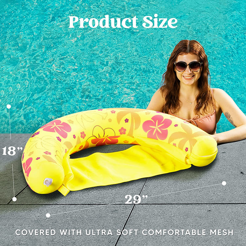 3Pcs Sloosh Inflatable Pool Float Chairs