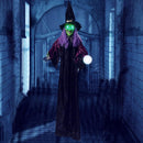 78in Halloween Hanging Witch with Magic Ball