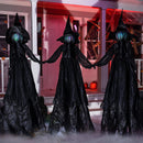 3 Pack 4.2 FT Halloween Witch Yard Decorations
