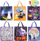 Halloween Trick Or Treat Tote Bags, 12 Pack