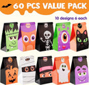 Characters Kraft Paper Treat Bags, 60 Pcs