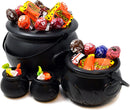 Black  Cauldron Candy Holders, 4 Pack