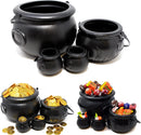 Black  Cauldron Candy Holders, 4 Pack