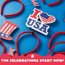 12Pcs July 4th Headband