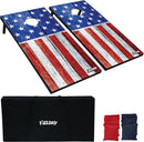 4ft x 2ft July 4th Cornhole Board Set with 8 Classic Bags