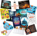 Classic Halloween Characters Greeting Cards, 72 Pcs