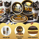 127Pcs Graduation Tableware Hanging Banners Set