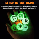 100 Halloween Glow in The Dark Bouncing Balls