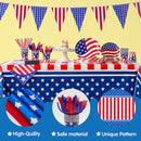 154Pcs July 4th Tableware Set, Serving 24 People