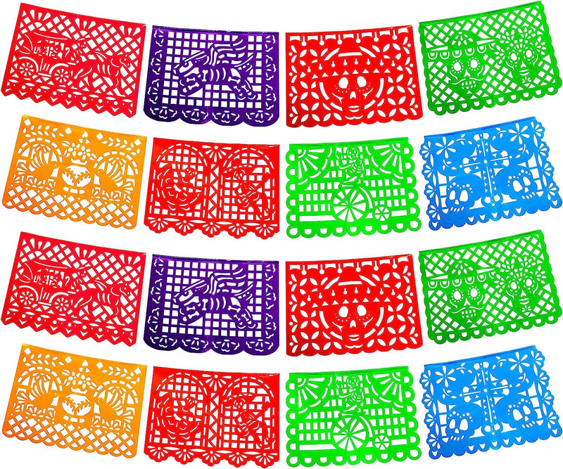 Day of the Dead Banner, 16 Pcs