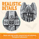 JOYIN 5 PCS 17" Halloween Tombstones - Graveyard Yard Decoration