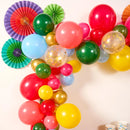 96Pcs Mexican Fiesta colorful Party Decoration Supplies with balloons