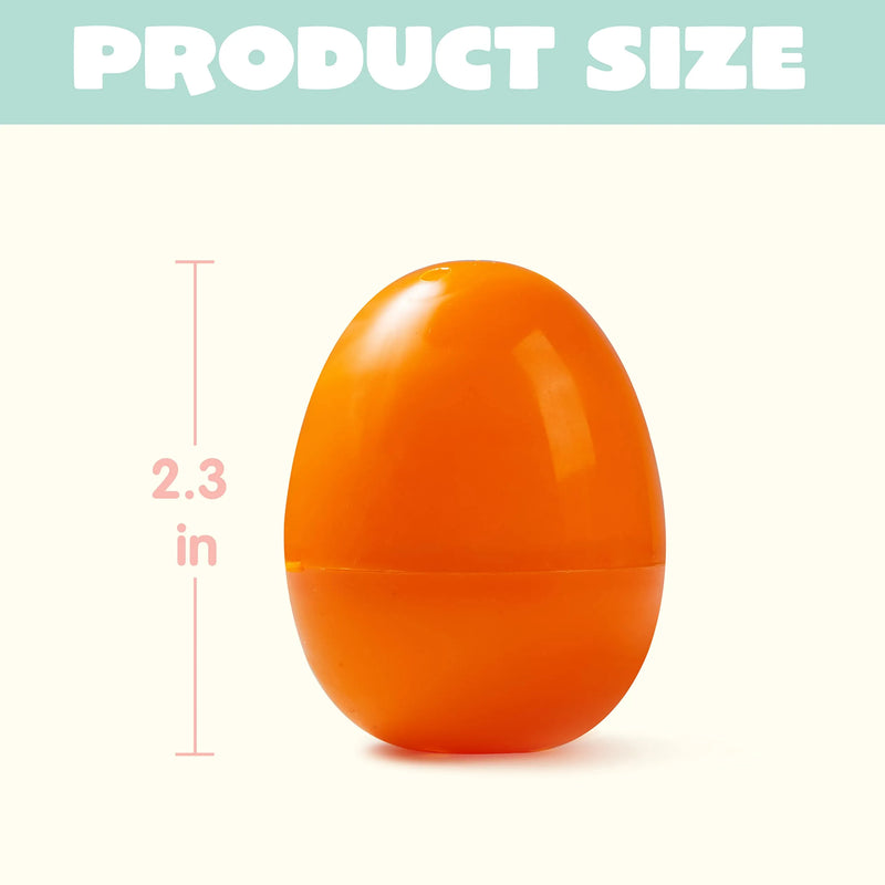 98Pcs 2.3in Easter Eggs with 2 Golden Eggs, Plastic Eggs Fillable for Easter Eggs Hunt