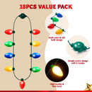9 Bulbs Necklaces Holiday Nacklace Costume Accessories