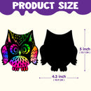 120 Pcs Halloween Rainbow Scratch Art Crafts for Kid