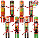 8Pcs Nutcracker Style Christmas Cracker Set