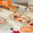 24Pcs Thanksgiving Leftover Containers with Lids