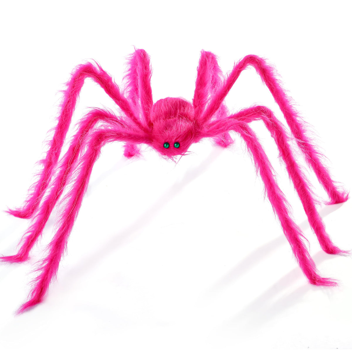 Halloween Spider Decorations Outdoor, 5 Ft Giant Neon Colored Pink
