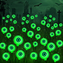 Halloween Decorations Outdoor Solar Scary Eyeball Lights-Spooky Green