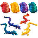 4 Pcs 3D Printed Dragon Eggs with Laser Dragon, Cool Articulated Toys for Kids
