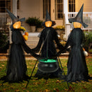 5 FT Halloween Witch Decorations Outdoor
