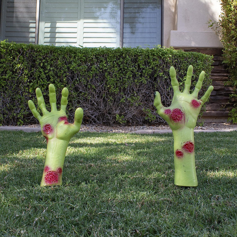 Green Zombie Hands