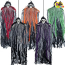 JOYIN 5 Pack 27.6" Hanging Grim Reaper & Ghost Decorations for Halloween Yard Graveyard Outdoor