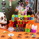 JOYIN 24 Pack Halloween Goodie Bags with 168 Pcs Toys