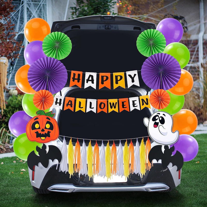 Trunk or Treat with Happy Halloween Theme