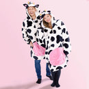 Adults Blanket Hoodie for Women Men, Sherpa Pullover Hooded Wearable Blanket