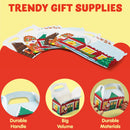 Christmas House Cardboard Box, 24 Pcs