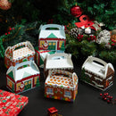 Christmas House Cardboard Box, 24 Pcs