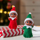 Christmas 2PCS Tiny Elf Doll Christmas with 1 red and 1 Green elf