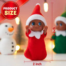 Christmas 2PCS Tiny Elf Doll Christmas with 1 red and 1 Green elf
