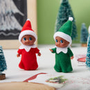 Christmas 2PCS Tiny Elf Doll Christmas with 1 red and 1 Green elf