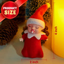 Christmas 2Pcs Tiny Elf Doll with 1 red and 1 Green elf Doll with Teat
