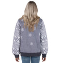 Christmas Novelty LED Light Up Women Snowman Ugly Sweater