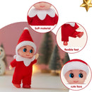 Christmas Red Tiny Soft Plush Elf Doll for Christmas Decor