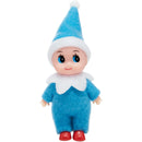 Christmas Soft Plush BlueTiny Elf Doll for Christmas Decor