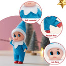 Christmas Soft Plush BlueTiny Elf Doll for Christmas Decor