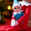 Christmas Soft Plush BlueTiny Elf Doll for Christmas Decor