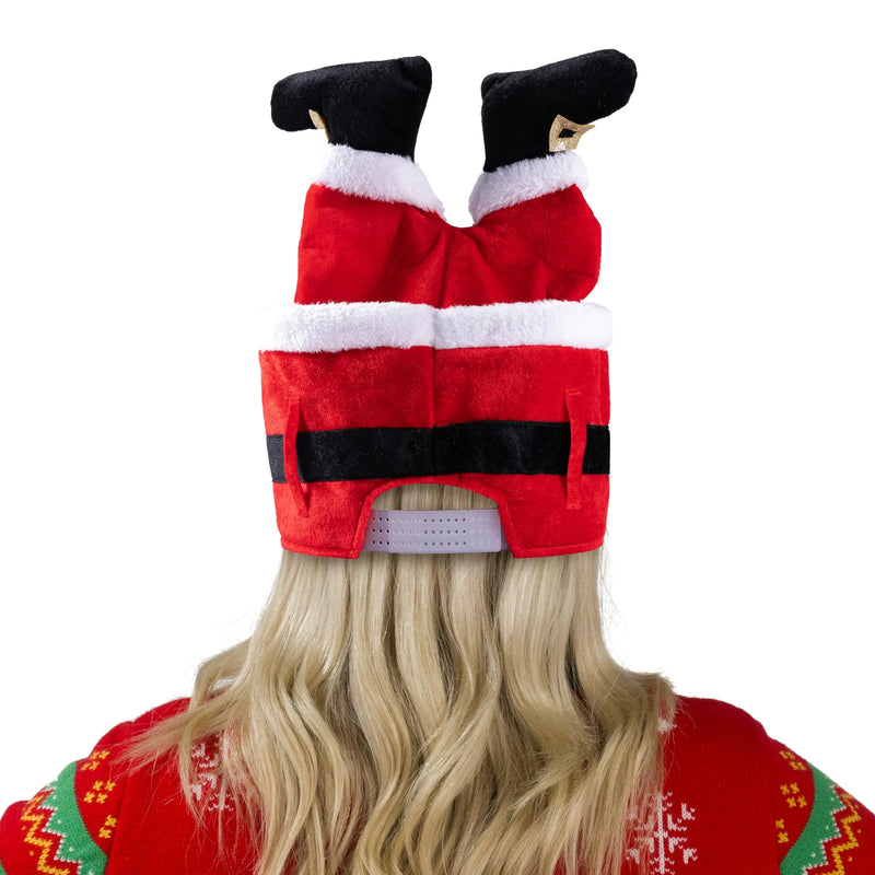 Christmas Wiggling Dancing Santa Pants Hat for Adult Costume Accessories