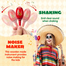 Cinco De Mayo 6 Pcs Mini Wooden Maracas for Kids