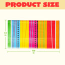 Cinco De Mayo Multi Color Plastic Tablecover, 6 Pcs