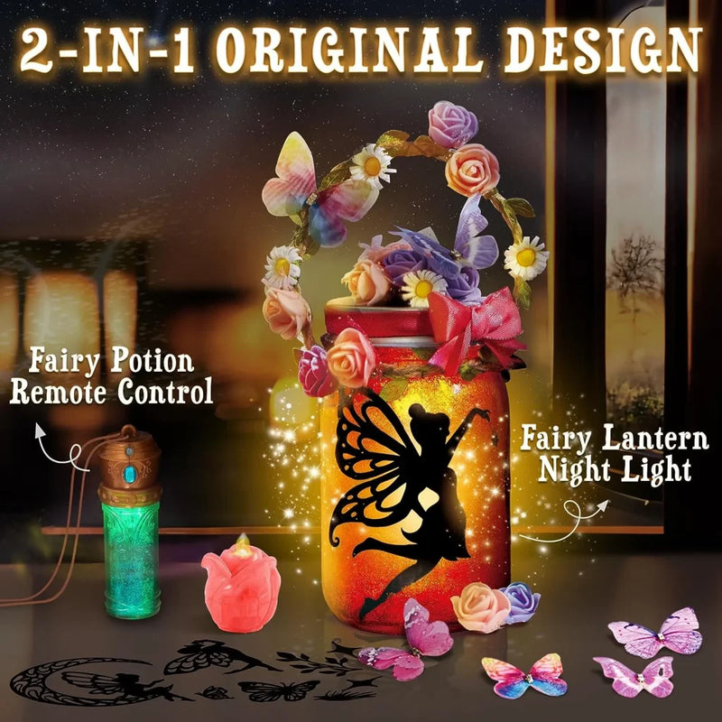 DIY Fairy Lantern Craft Kit for Kids with Remote Control